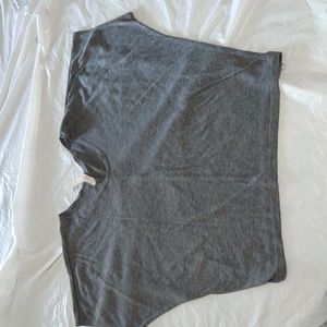 Grey Shirt, Medium V neck